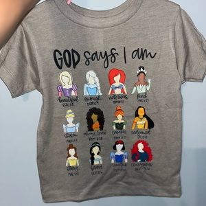 God Says I Am Princess Shirt